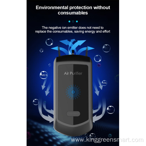 Portable Wearable Smart Air Purifier for Home